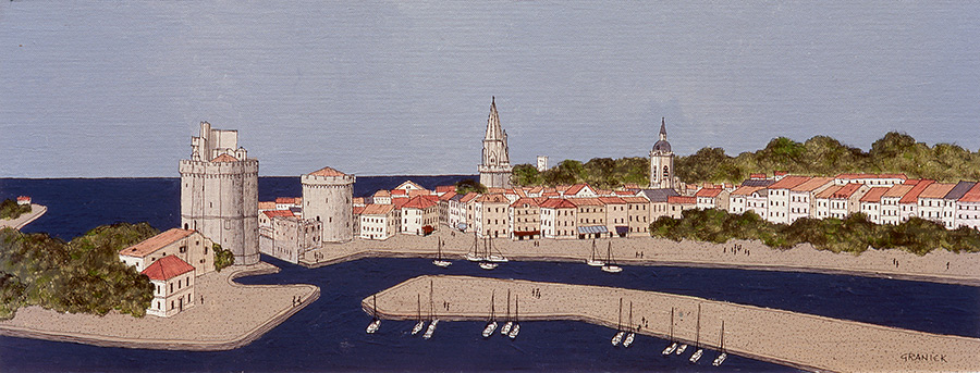 Tableau naïf. Granick. La Rochelle