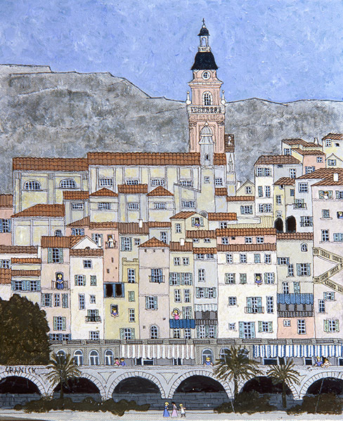 Tableau Naïf - Granick - Menton