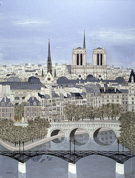 Tableau Naïf - Granick - Paris Douceur