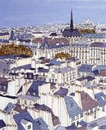 miniature de Tableau naïf - Granick - Toits de Paris