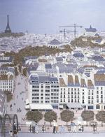 miniature de Tableau naïf - Granick - Vue de Beaubourg